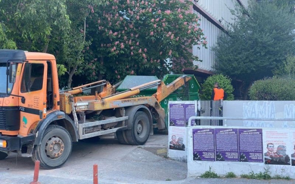 ΑΠΘ: Ξεκίνησαν οι εργασίες απομάκρυνσης των ογκωδών μετά τους βανδαλισμούς στο Βιολογικό (βίντεο, φωτ.)