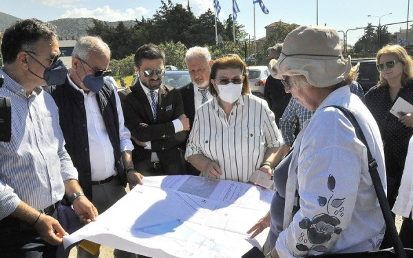Καβάλα: Αυτοψία Λίνας Μενδώνη στον αρχαιολογικό χώρο των Φιλίππων