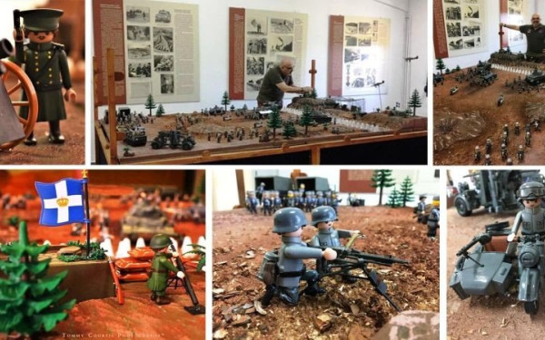 Σέρρες: Η Μάχη των Οχυρών Ρούπελ, σ’ ένα εντυπωσιακό διόραμα με playmobil