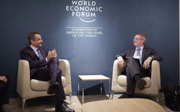 Μπαράζ συναντήσεων Μητσοτάκη με επενδυτές και επιχειρηματίες στο Νταβός