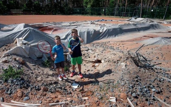 Ουκρανία: Αθλητισμός μέσα στα συντρίμμια του πολέμου - Οι εικόνες είναι συγκλονιστικές