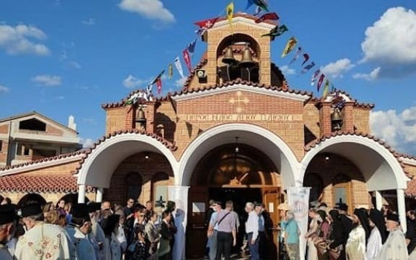 Ο Βαρθολομαίος τέλεσε τα Θυρανοίξια στου ναού του Αγίου Παϊσίου στα Ιωάννινα (βίντεο)