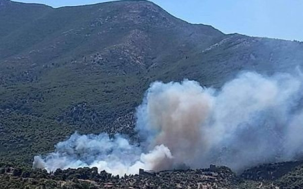 Φωτιά και στο Πόρτο Γερμενό: Βελτιωμένη η κατάσταση - Κόπασαν οι άνεμοι (βίντεο)
