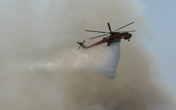 Συναγερμός για φωτιά σε δύσβατο σημείο στο Κάτω Νευροκόπι Δράμας - Σηκώθηκαν ελικόπτερα