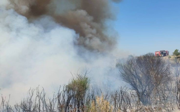 Κατασβέστηκε η φωτιά στο Ζευγολατιό Κορινθίας - Κανονικά τα δρομολόγια του προαστιακού