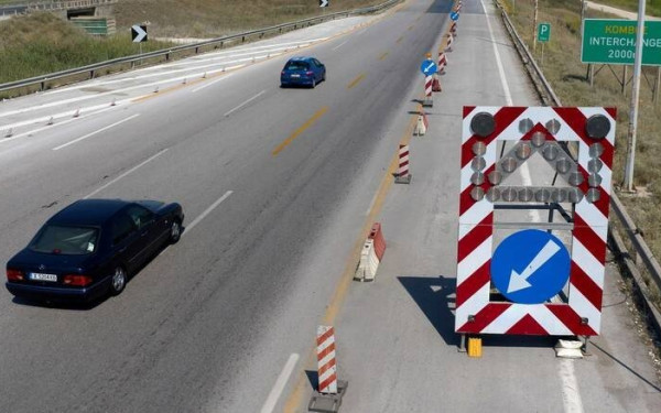 ΕΟ Θεσσαλονίκης-Νέων Μουδανιών: Εργασίες κοπής πρασίνου μέχρι αύριο