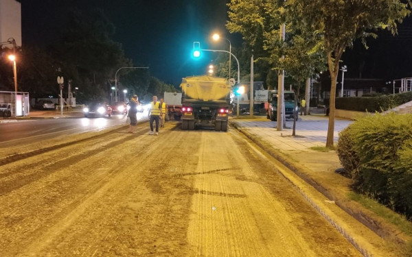 Νυχτερινές ασφαλτοστρώσεις από την Μητροπολιτική Ενότητα Θεσσαλονίκης