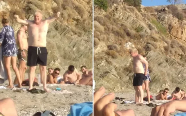 Ξέγνοιαστες διακοπές στην Εύβοια για τον Μπόρις Τζόνσον (Φωτ.)