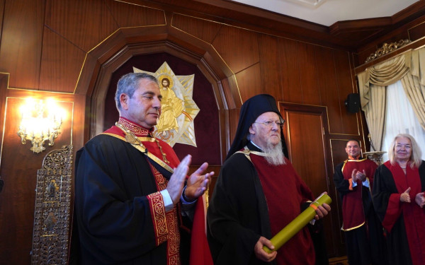 Επίτιμος διδάκτορας του Πανεπιστημίου Κύπρου ο Οικουμενικός Πατριάρχης 