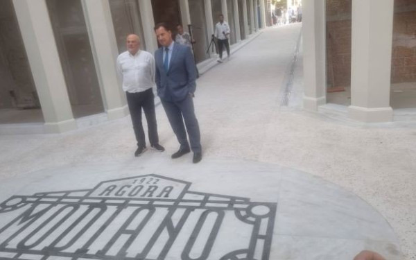 Θεσσαλονίκη: Στην ανακαινισμένη Μοδιάνο ξεναγήθηκε ο Άδωνις Γεωργιάδης (βίντεο & φωτ)