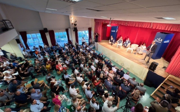 Συνωστισμός «γαλάζιων» στο Ωραιόκαστρο και προαναγγελίες του Βορίδη