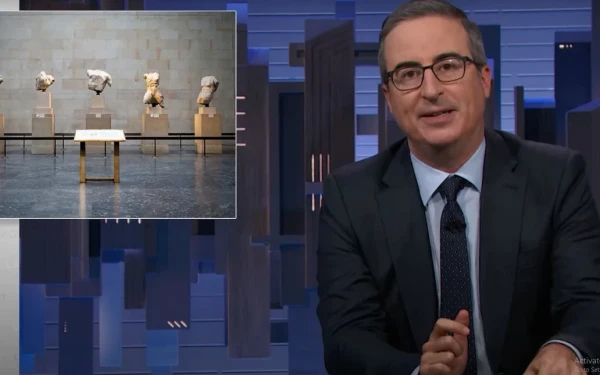 «Ναι, εμείς τα κλέψαμε»: Ο απολαυστικός Τζον Όλιβερ απολογείται για τα Γλυπτά του Παρθενώνα (βίντεο)