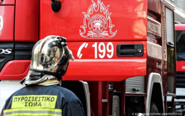 Πυρκαγιά σε δασική έκταση στο Στεφάνι Κορινθίας