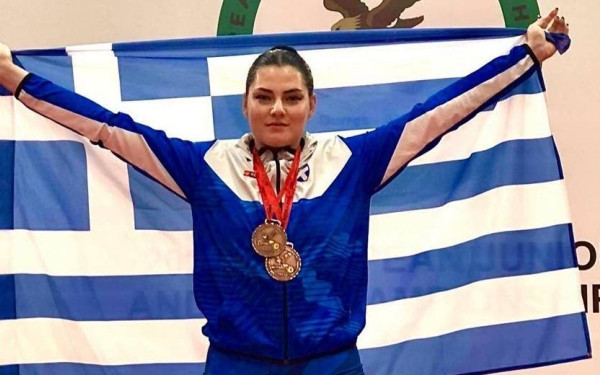 Άρση βαρών: Μεγάλη διάκριση για τη Θεσσαλονικιά Δέσποινα Χαριτοπούλου στο ευρωπαϊκό πρωτάθλημα Κ23