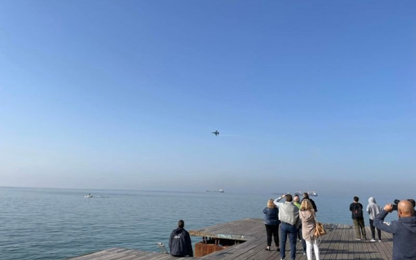 Spitfire και F-16 «έσκισαν» τον ουρανό της Θεσσαλονίκης  (βίντεο, φωτ.)
