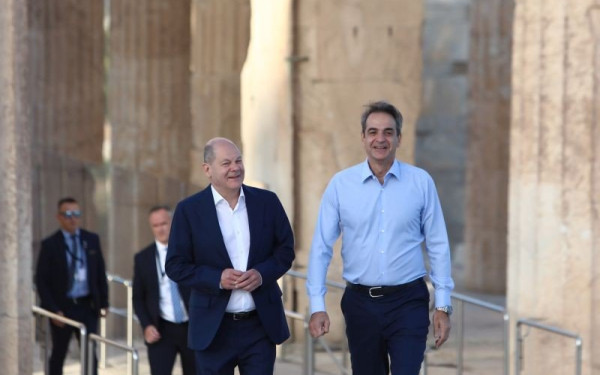 Μητσοτάκης - Σολτς: Το τουρκολιβυκό μνημόνιο στην ατζέντα