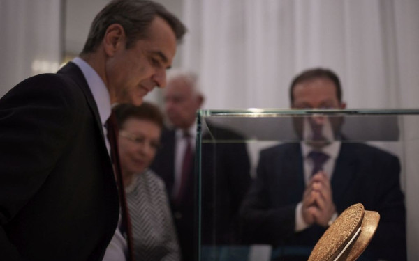 Ο Κ. Μητσοτάκης παρέστη στον «Γυρισμό» 15 κυκλαδικών αρχαιοτήτων στο Μουσείο Κυκλαδικής Τέχνης (φωτ.)