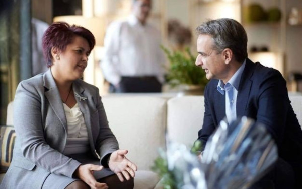 Την Αναστασία Καλαλίδου, πολύτεκνη αγρότισσα και TikToker από την Πέλλα, συνάντησε ο Κυρ. Μητσοτάκης