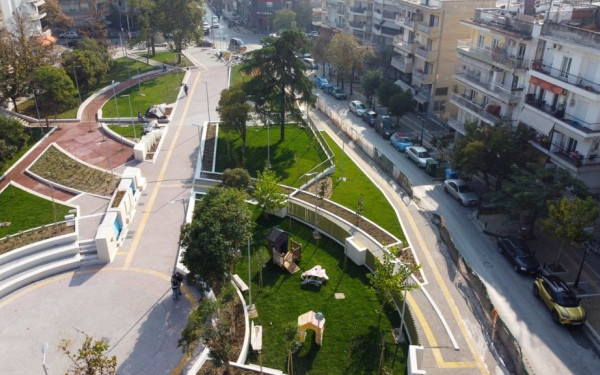  Θεσσαλονίκη: Παίρνει «σάρκα και οστά» το πάρκο των Ρουμανικών (φωτ.)