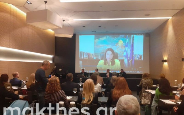 Συνέδριο ιδιωτικών σχολείων στη Θεσσαλονίκη - Κεραμέως: Να μεταμορφώσουμε την πανδημική κρίση σε κέρδος (φωτ.)