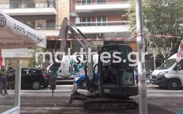 Με γοργούς ρυθμούς η ασφαλτόστρωση στην Παύλου Μελά (φωτ.)