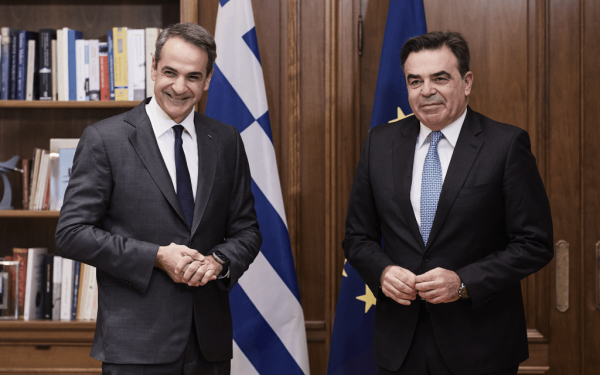 Συνάντηση Μητσοτάκη - Σχοινά: «Είμαστε στο Champions League του Ταμείου Ανάκαμψης»