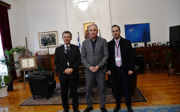 Στ. Καλαφάτης: Συνάντηση με τους εκπροσώπους του Ελληνογερμανικού Επιμελητηρίου