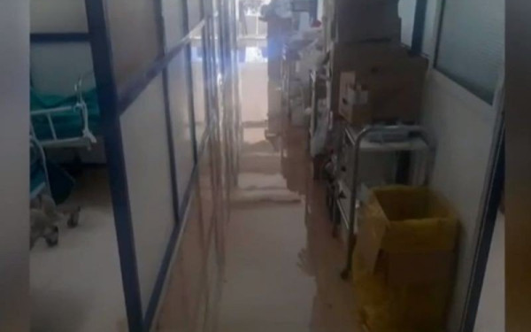 Πλημμύρισε η πτέρυγα κορoνοϊού στο Κρατικό Νοσοκομείο Νίκαιας (βίντεο)