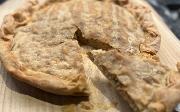 Μπακαλιαρόπιτα από τον Σωτήρη Ευαγγέλου 