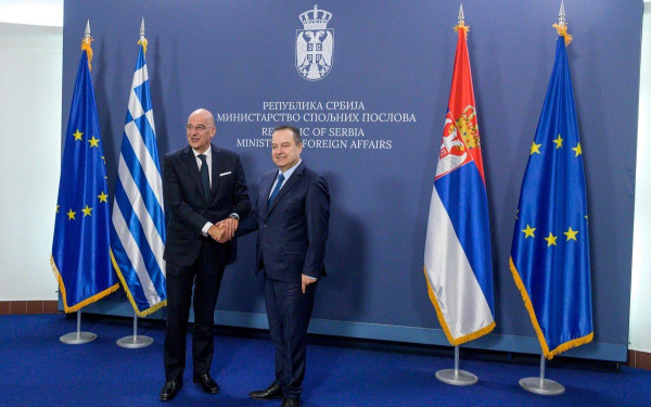 Ν. Δένδιας από το Βελιγράδι: Η Ελλάδα στηρίζει την ευρωπαϊκή προοπτική της Σερβίας