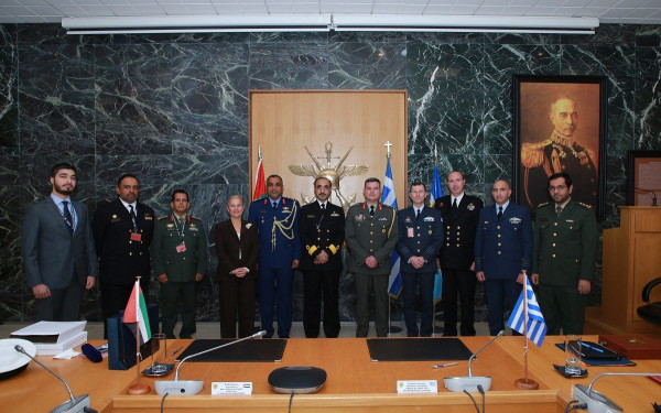 Υπογραφή προγράμματος στρατιωτικής συνεργασίας Ελλάδας-ΗΑΕ έτους 2023	