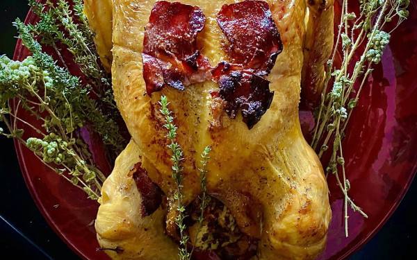 Γαλοπούλα με παραδοσιακή γέμιση από τον Σωτήρη Ευαγγέλου