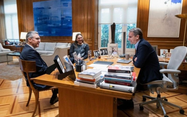 Μητσοτάκης: Συναντήθηκε με τον απερχόμενο πρέσβη της Τουρκίας στην Ελλάδα