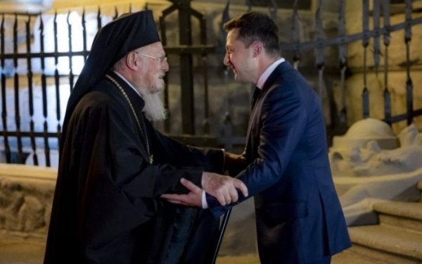 Επιστολή Ζελένσκι στον Οικουμενικό Πατριάρχη Βαρθολομαίο