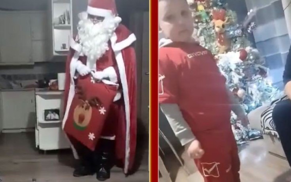 Πτολεμαΐδα: Ο Άγιος Βασίλης «εισέβαλε» στο σπίτι του μικρού Θάνου κι εκείνος σπάραξε στο κλάμα από χαρά (βίντεο)