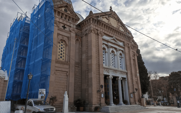 Καθηλώνουν οι εικόνες από τις εργασίες αποκατάστασης του Άγιου Θεράποντα στη Μυτιλήνη (φωτ.)