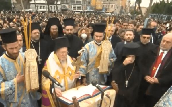 Στο Φανάρι ο Νίκος Ανδρουλάκης - Συναντήθηκε με τον Βαρθολομαίο (βίντεο)