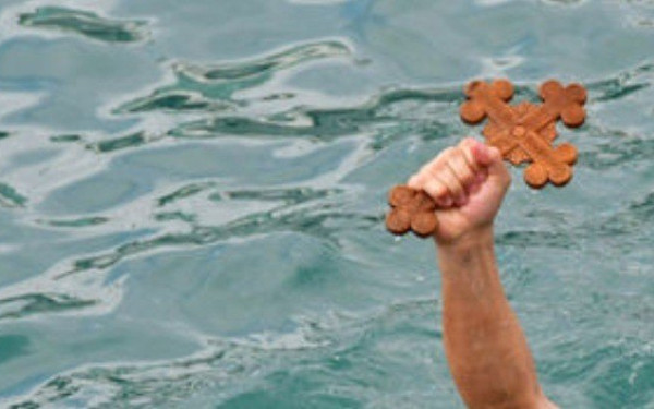 Αγιασμός των υδάτων στο Φράγμα της Θέρμης