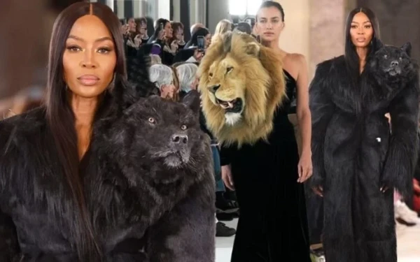 Γαλλία: Αντιδράσεις για φορέματα με αληθοφανείς κεφαλές άγριων ζώων στην εβδομάδα υψηλής ραπτικής (φωτ.)