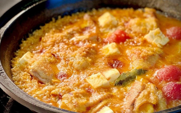 Κόκορας με γλυκό τραχανά από τον Σωτήρη Ευαγγέλου 