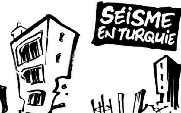 Προκαλεί «σατιρικό» σκίτσο του Charlie Hebdo για τον σεισμό στην Τουρκία