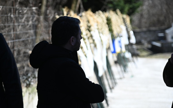 Ο Νίκος Ανδρουλάκης  επισκέφθηκε  την οικογένεια  του Στάθη  Τσιτλακίδη στη Δράμα 