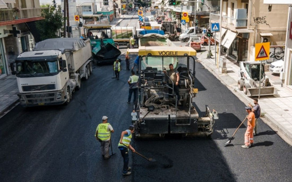 Δήμος Θεσσαλονίκης: Συνεχίζονται οι ασφαλτοστρώσεις στην Δ' και Ε' Δημοτική Κοινότητα