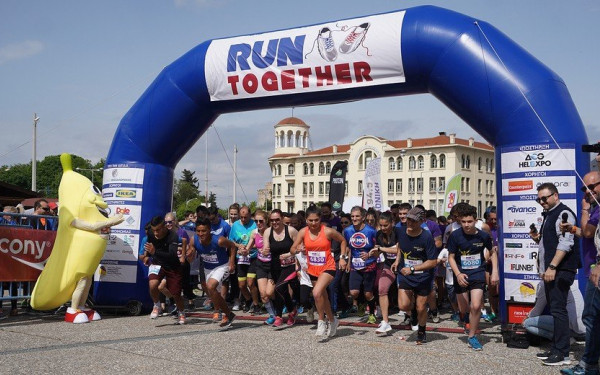 Run Together στη Θεσσαλονίκη: Στις 23 Απριλίου τρέχουμε... δύο-δύο για καλό σκοπό