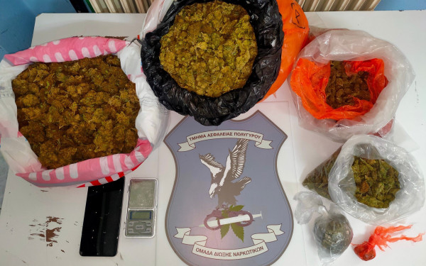 Θεσσαλονίκη: Συνελήφθη με ένα κιλό κάνναβη στο σπίτι του