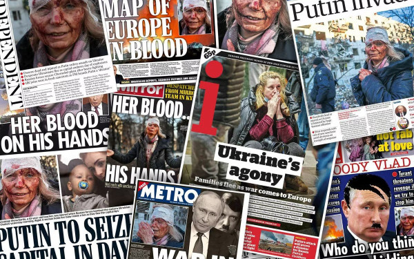 Πόλεμος στην Ουκρανία: «Το Αδιανόητο» - Διεθνή πρωτοσέλιδα την πρώτη μέρα του πολέμου