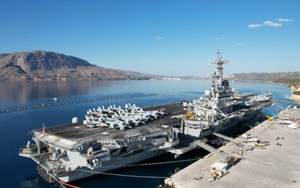 Στη Σούδα το αμερικανικό αεροπλανοφόρο «USS George H.W. Bush»