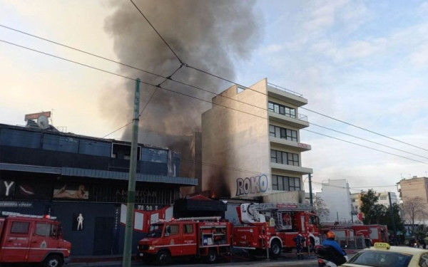 Υπο έλεγχο η πυρκαγιά σε κέντρο διασκέδασης στο Γκάζι	