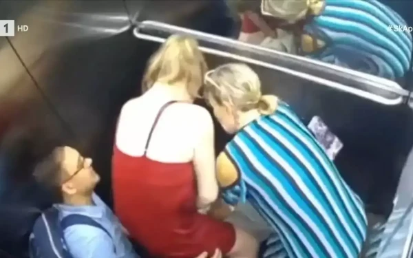 Έγκυος γέννησε όρθια σε ασανσέρ (βίντεο)