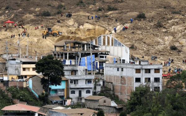Ανείπωτος θρήνος στο Εκουαδόρ: 27 νεκροί και 67 αγνοούμενοι από τις κατολισθήσεις (βίντεο)